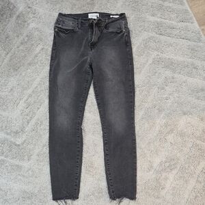 Frame Denim Charcoal Skinny Jeans